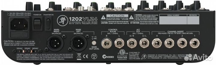 Микшер Mackie 1202 VLZ 4