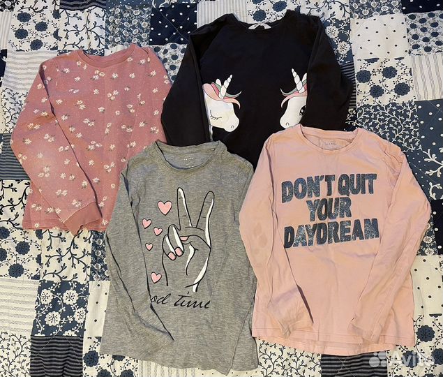 Пакет вещей на девочку 128-134 h&m-next-mango