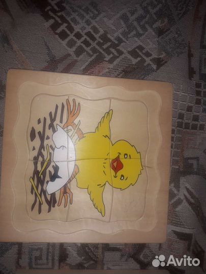 Деревянные пазлы для малышей