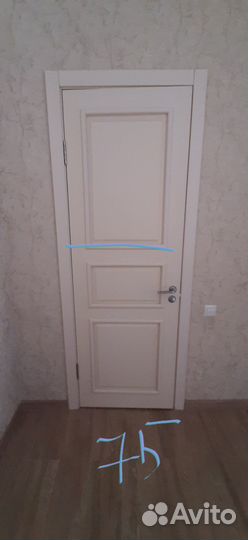 Двери из массива сосны бу