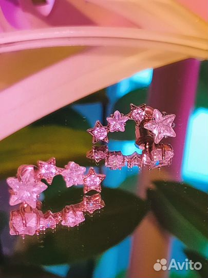 Серьги звездочки