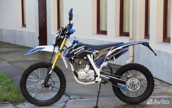 Мотоцикл Avantis A2 Lux (172FMM, возд.охл.) синий
