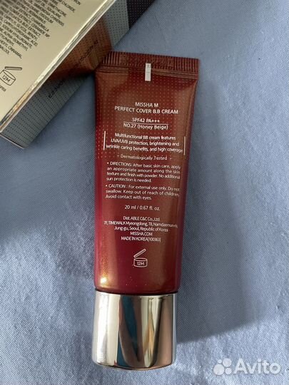 Тональный BB крем missha М тон 27