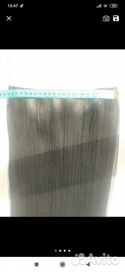 Шиньон цвет черный