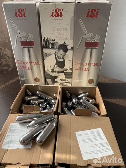 Баллончики для сифона и Сифон для крема