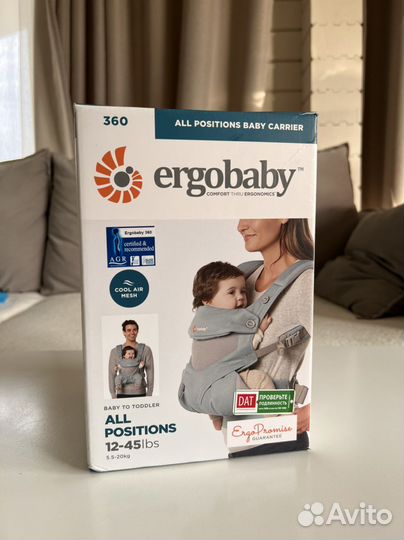 Эргорюкзак ergobaby 360 оригинал