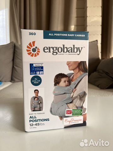 Эргорюкзак ergobaby 360 оригинал