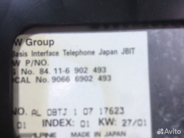 Бок управления телефоном Bmw 3 E46 sedan/ E46/4