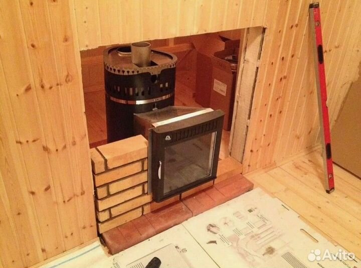 Монтаж печей каминов дымоходов