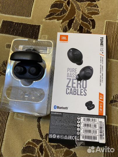 Беспроводные наушники jbl115twsblk