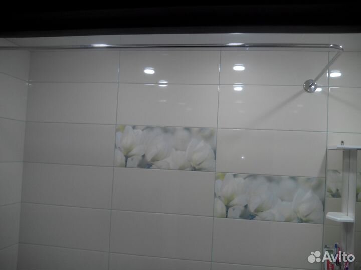 Карниз,дуги,штанги для ванной Г- образный