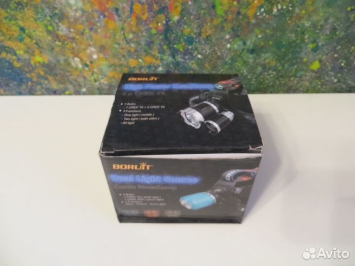 Полный компл фонарь на светодиоде cree 1xT6 и 2xQ5