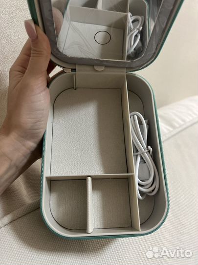 Шкатулка для украшений с зеркалом с подсветкой