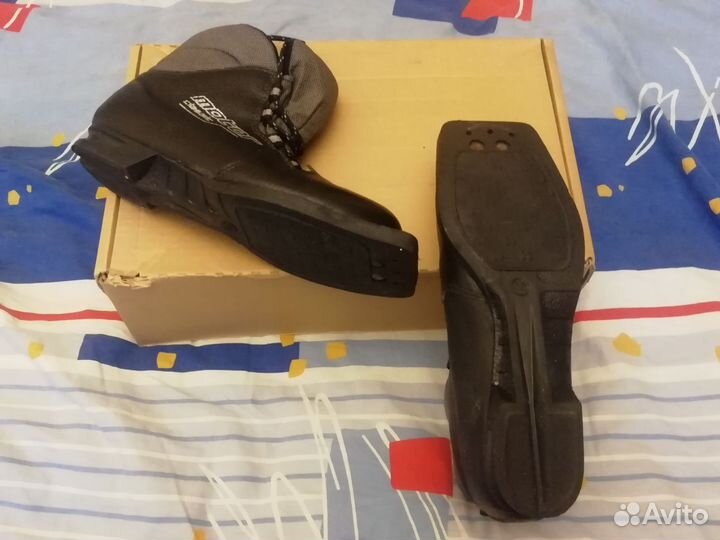 Лыжные ботинки motor кожаные