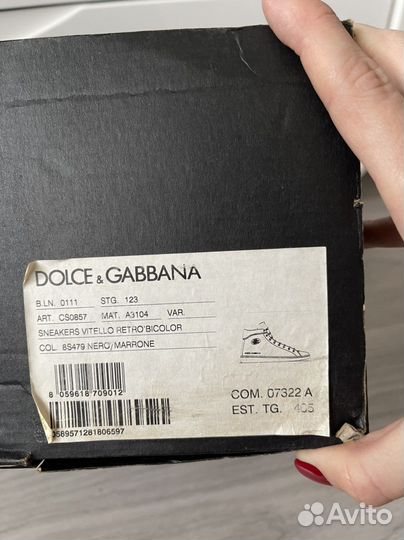 Ботинки мужские dolce gabbana 40.5