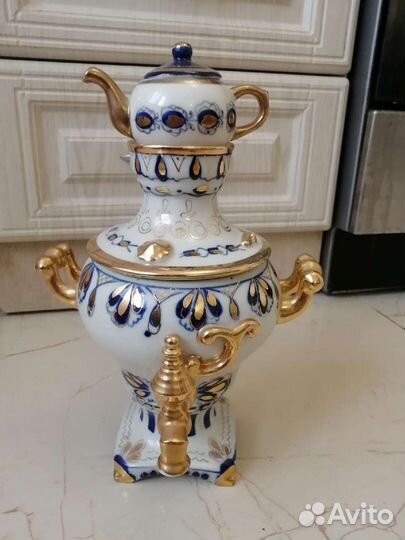 Самовар фарфоровый СССР