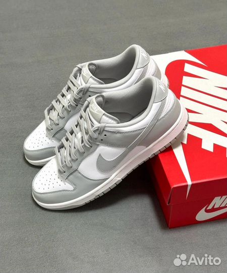Nike Dunk Low Grey Fog Оригинал