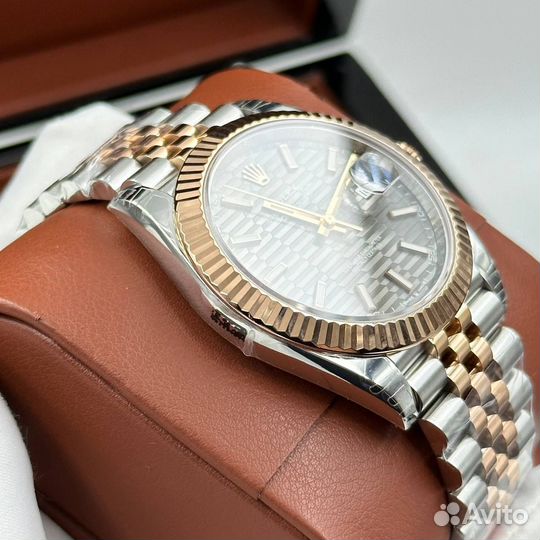 Часы Rolex Datejust 41mm Grey Two-Tone Dial