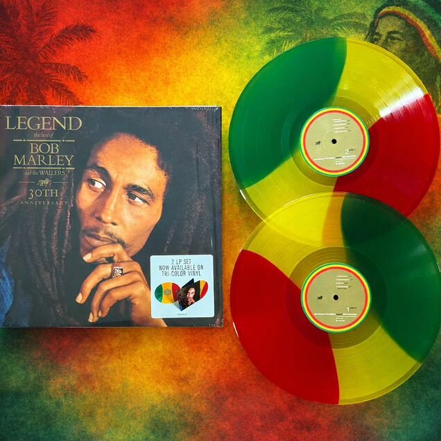 Винил Bob Marley - Legend (2xLP, tri-color)