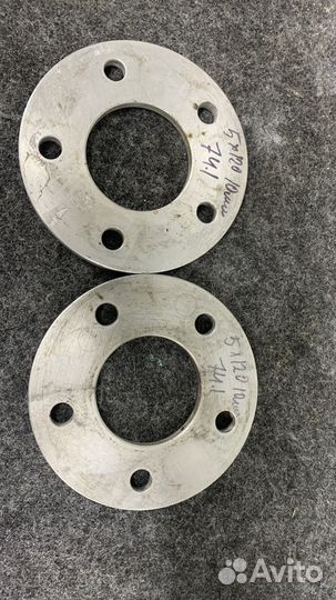 Проставки колесные 5х120 10мм цо 74.1