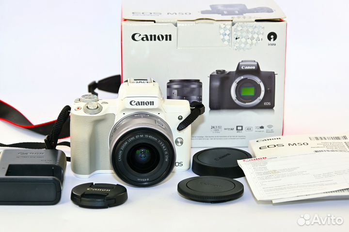 Canon EOS M50 24.1MP цифровая беззеркалка kit