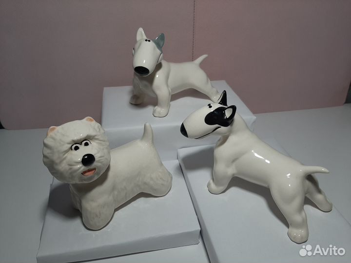 Керамические статуэтки собак, Н. Абрамович