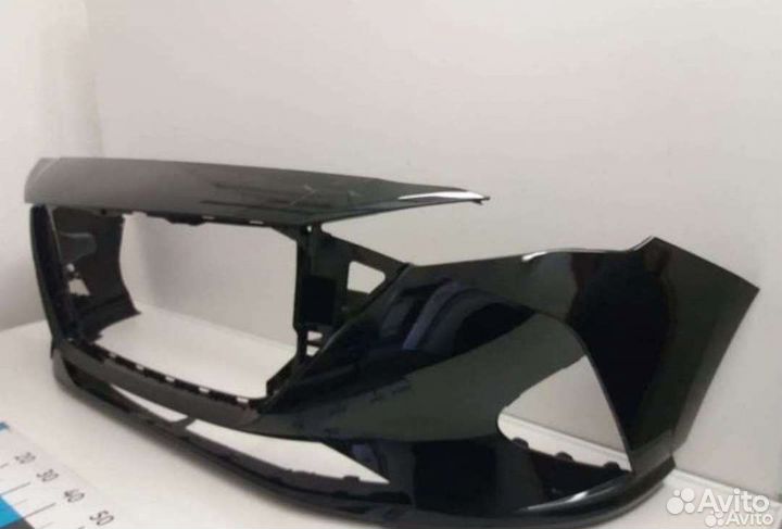 Солярис с 2020 г бампер передний чёрный