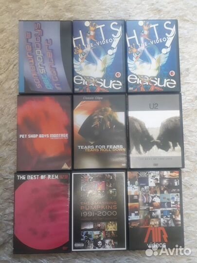 Продам DVD диски с музыкой и фильмами