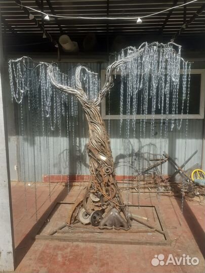 Художественная ковка скульптуры металлоконструкции