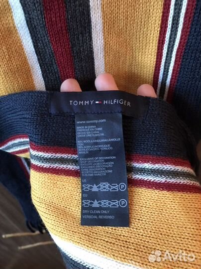 Tommy Hilfiger Мужской шарф huge новый