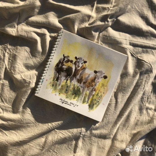 Акварельный диптих 