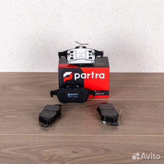 Тормозные колодки задние partra BP6017