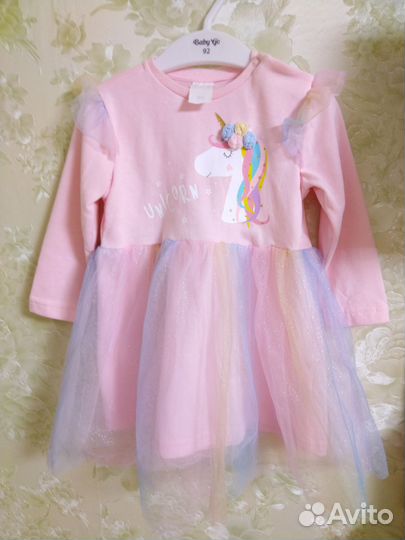 Платье для девочки 86 размер