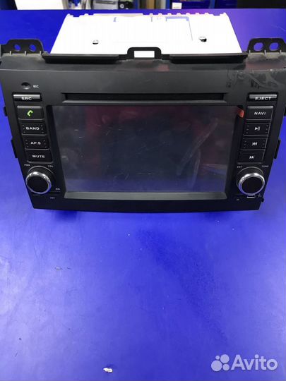 Магнитола в штатное место Toyota Prado 2007