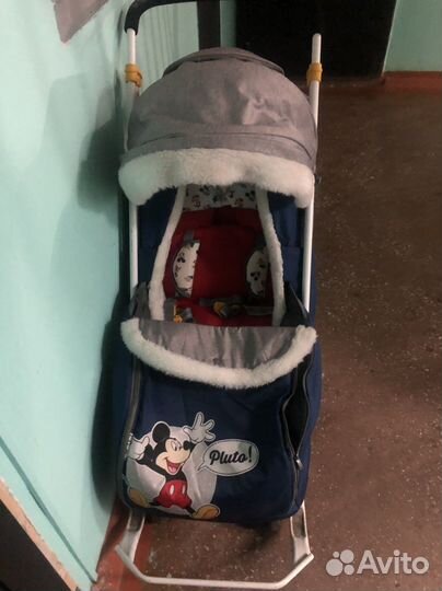 Коляска санки