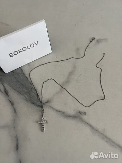 Украшение крест/крестик sokolov (соколов)