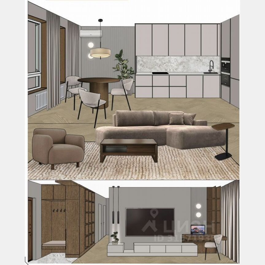 4-к. квартира, 83 м², 7/32 эт.