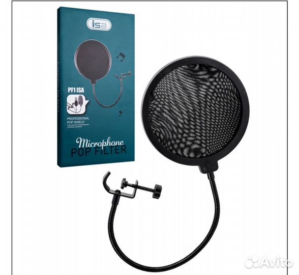 Поп-фильтр для микрофона 15.5 см диаметр
