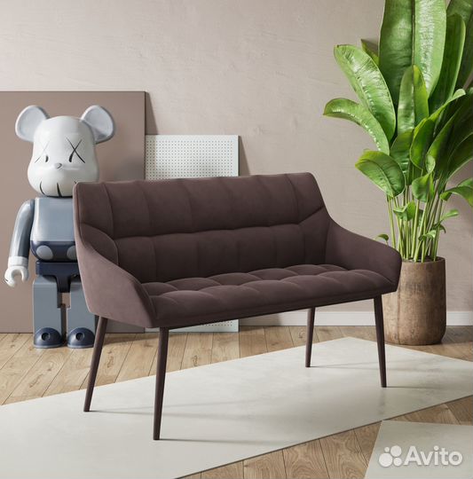 Прямой диван банкетка Boss