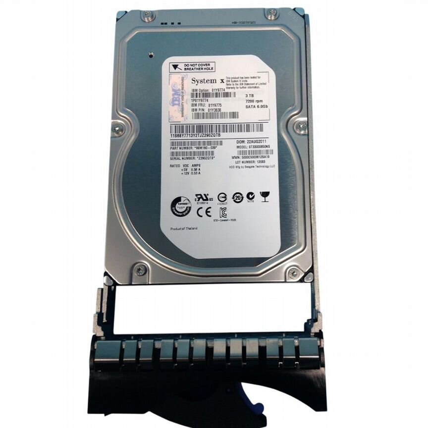[81Y9774] Жесткий Диск Ibm 3tb Sata3 3,5" Hdd 81y9774