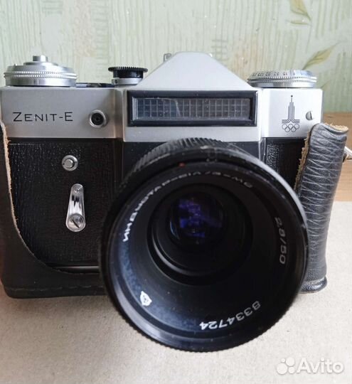 Плёночный фотоаппарат СССР zenit E Олимпиада 80