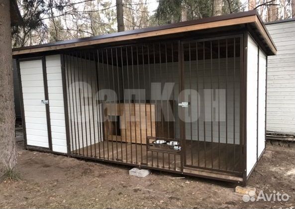 Уличный вольер для собак Н7 5х2м