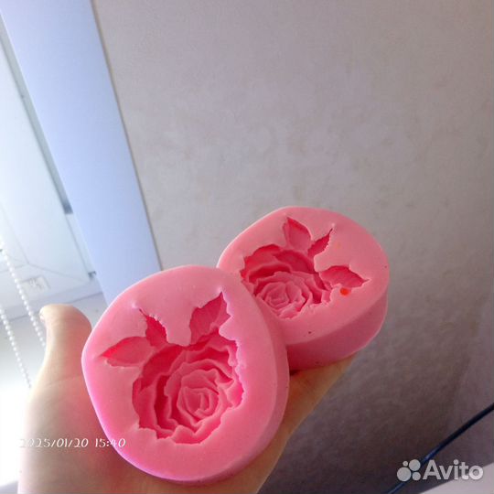 Молд для мыла(роза)