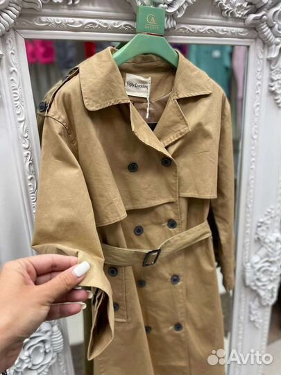 Тренч пальто плащ