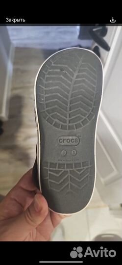 Crocs тапочки детские
