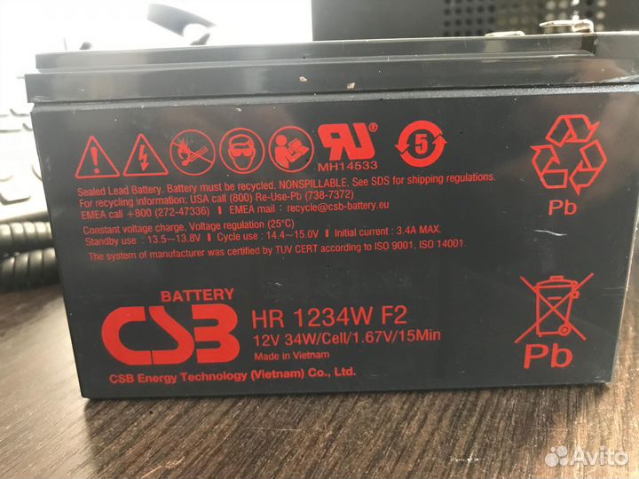 Аккумуляторы 12 вольт для UPS и машинок