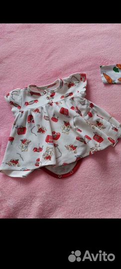 Боди-платье для девочки 56рост
