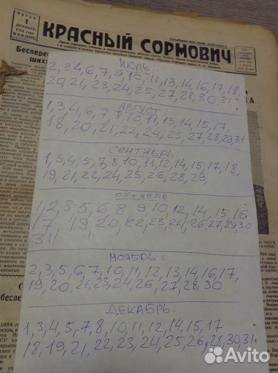 Газеты Красный Сормович, АВТОЗАВОДЕЦ 1949- 1962 г