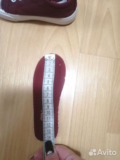 Новые кеды 22 размер для девочки