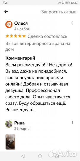 Ветеринарный врач выезд на дом